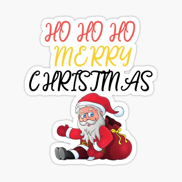 Merry Christmas Sticker