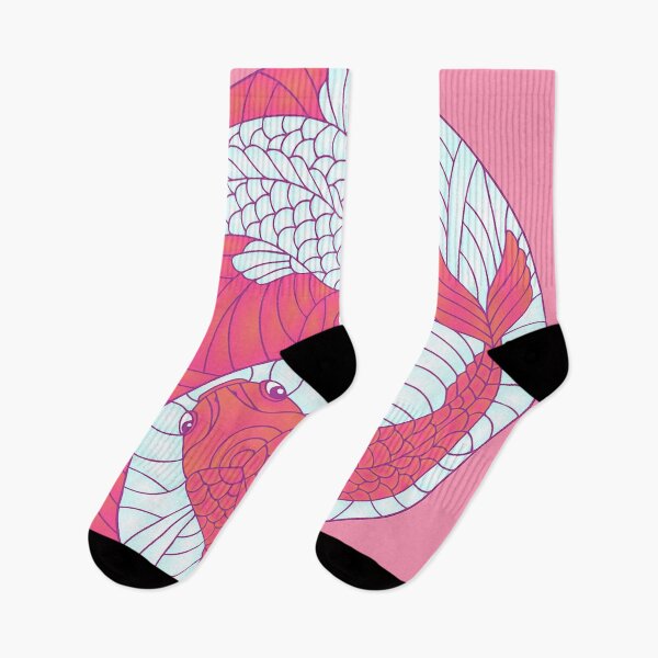 Item preview, Yin Yang Meaning Love (Pink Koi Fish) designed and sold by NyengRepublic.