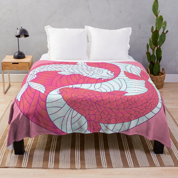 Item preview, Yin Yang Meaning Love (Pink Koi Fish) designed and sold by NyengRepublic.