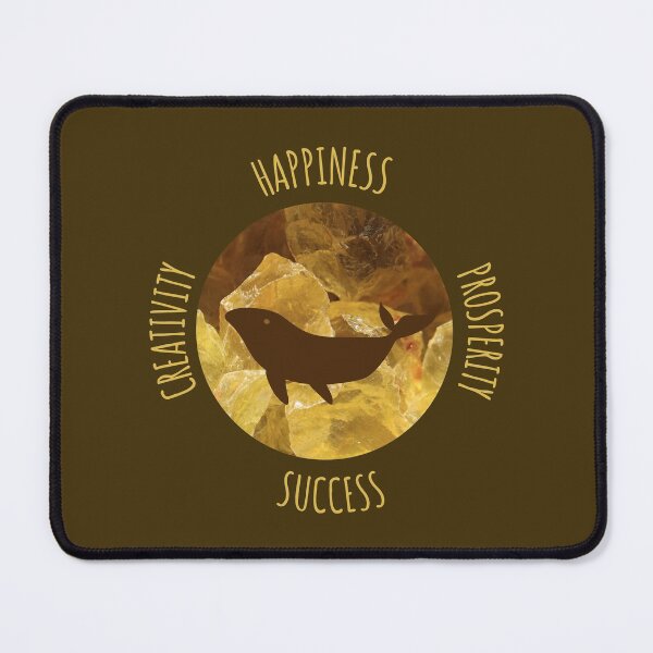 Item preview, Porpoise in Citrine Colors Happiness Creativity Success Prosperity designed and sold by Artventurous.