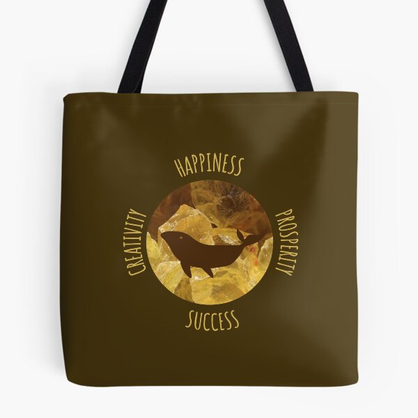 Item preview, Porpoise in Citrine Colors Happiness Creativity Success Prosperity designed and sold by Artventurous.