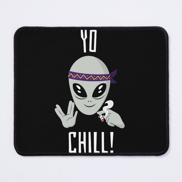 Item preview, “Yo Chill” Alien designed and sold by Zurickdesigns.