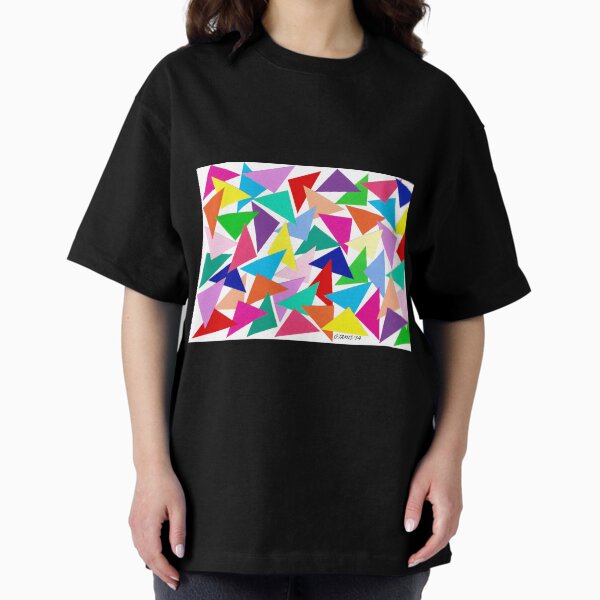 52 TRIANGLES Oversized T-Shirt