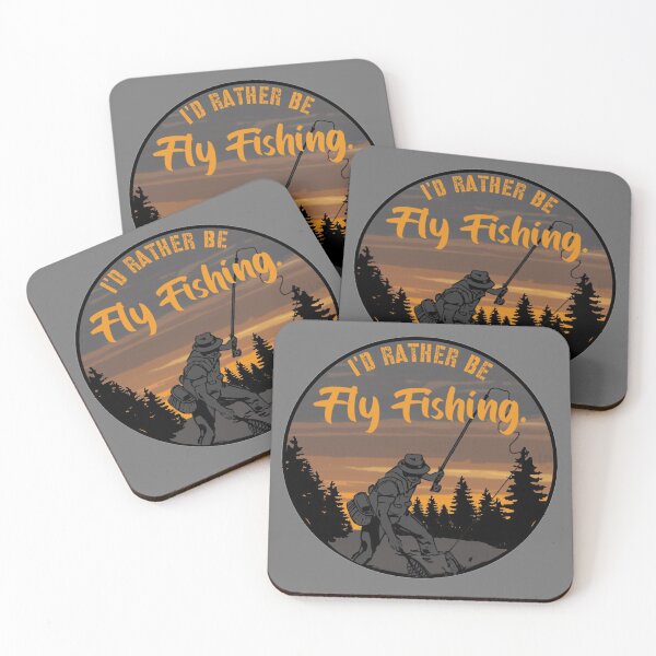 Item preview, I'd Rather be Fly Fishing design for Fisherman and Anglers designed and sold by LifeCrush.