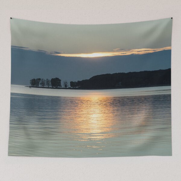 Item preview, Hidden Sun Set Reflections - Lorraine Bay Lake Erie North Shore designed and sold by Georgia Mizuleva.