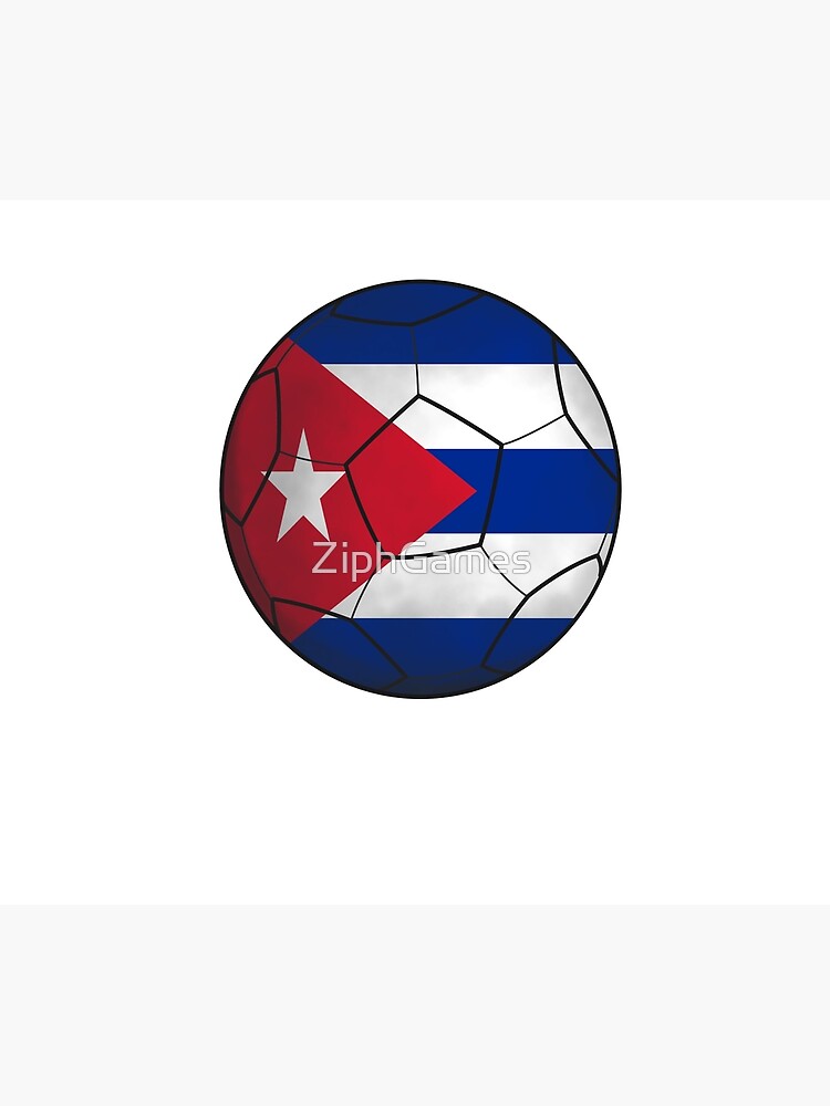 Cuba Football Sticker for Sale by Footballomatic