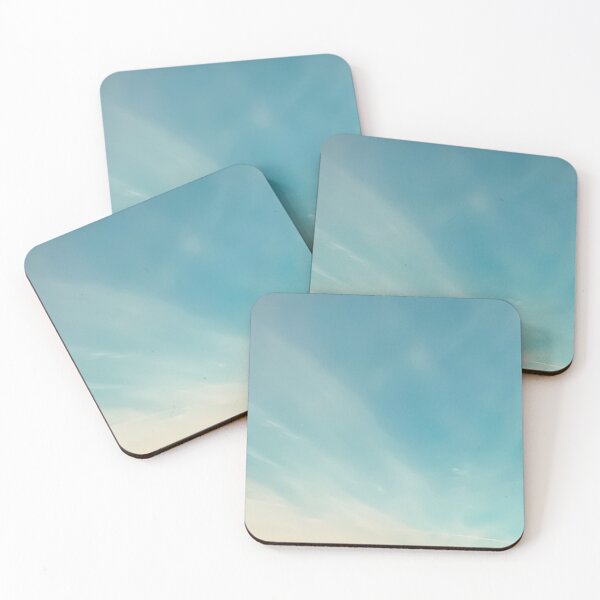 Item preview, Heavenly clouds with turquoise background designed and sold by HenrikGPhoto.