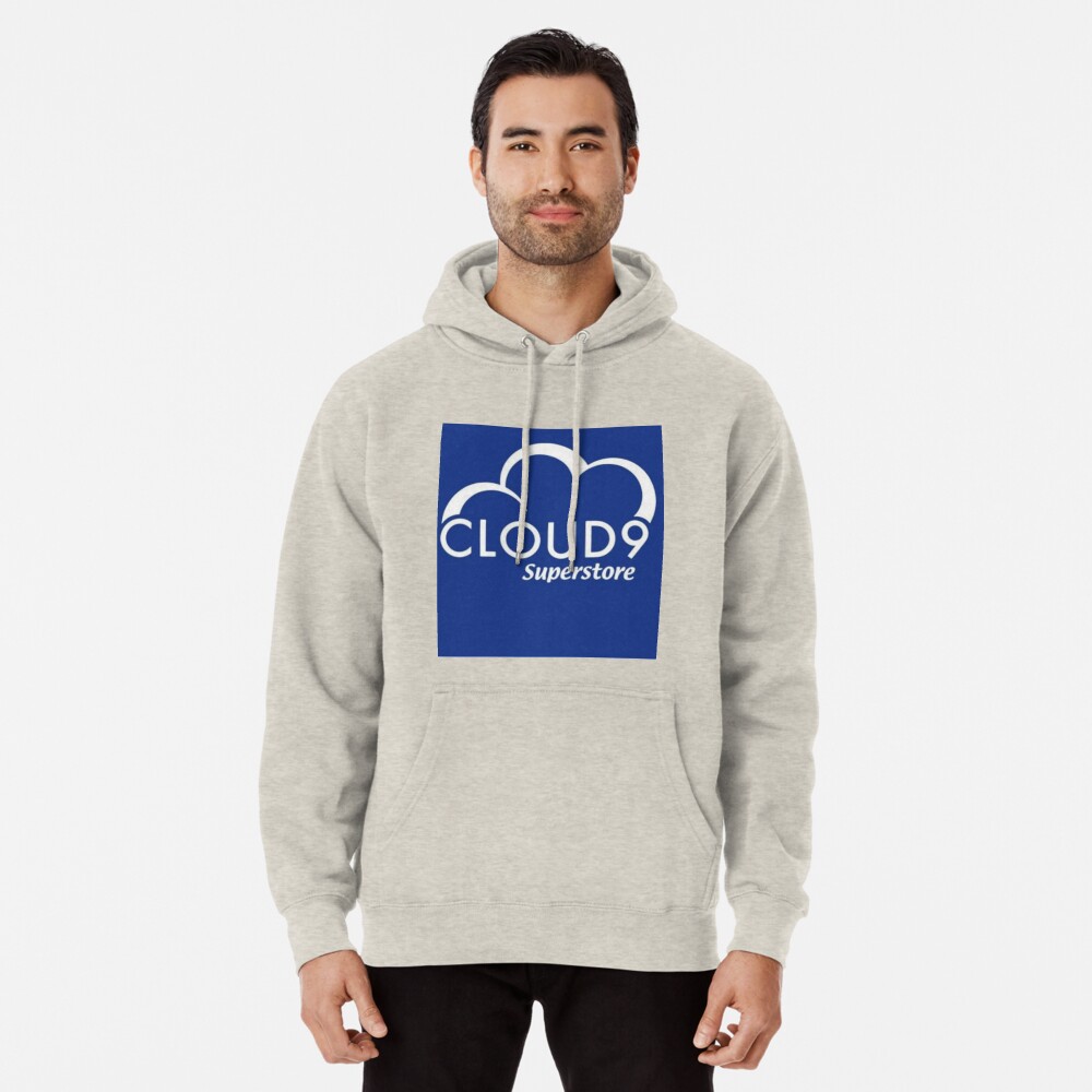 Cloud 9 shop white hoodie