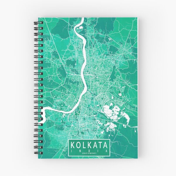 Item preview, Kolkata City Map of India - Watercolor designed and sold by deMAP.