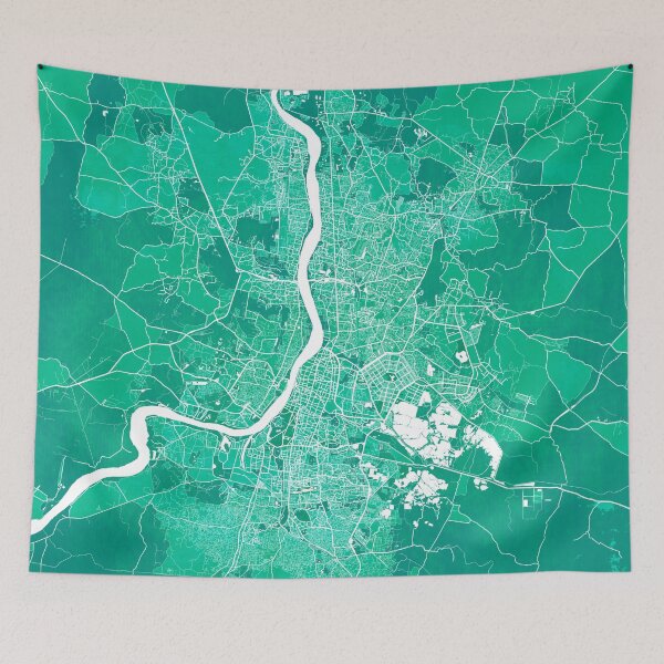 Item preview, Kolkata City Map of India - Watercolor designed and sold by deMAP.