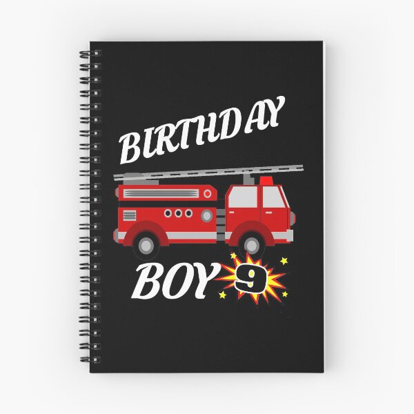 Item preview, 9 Years Old Birthday Design Firetruck GifDesign  designed and sold by drwigglebutts.