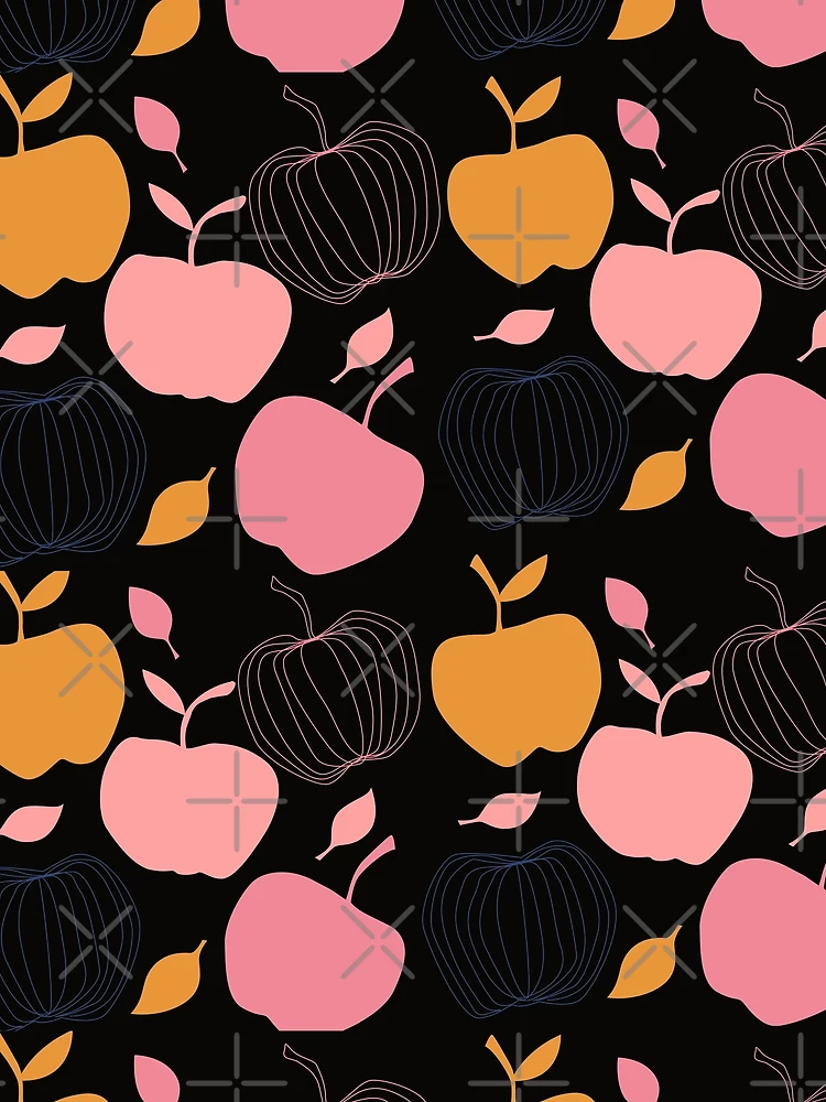 Thumbnail 3 of 3, Scarf, Apple Pattern designed and sold by Cute Bunny.