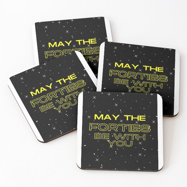 Item preview, 40th Birthday - May the forties be with you designed and sold by Stationeryamore.