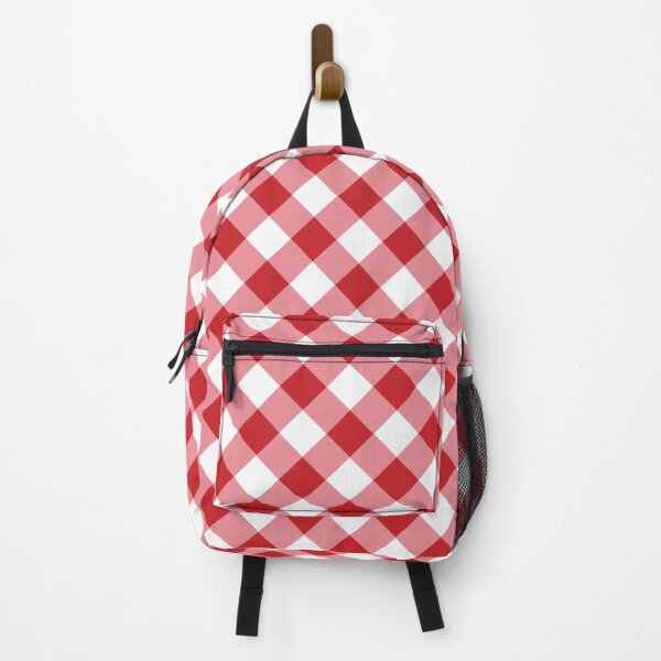 Item preview, Christmas White Red Check Plaid Pattern designed and sold by TheGiftHub.