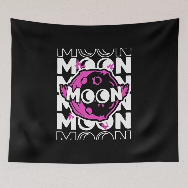 Item preview, Moonov - Moon Purple Fire designed and sold by o0Nomad0o.