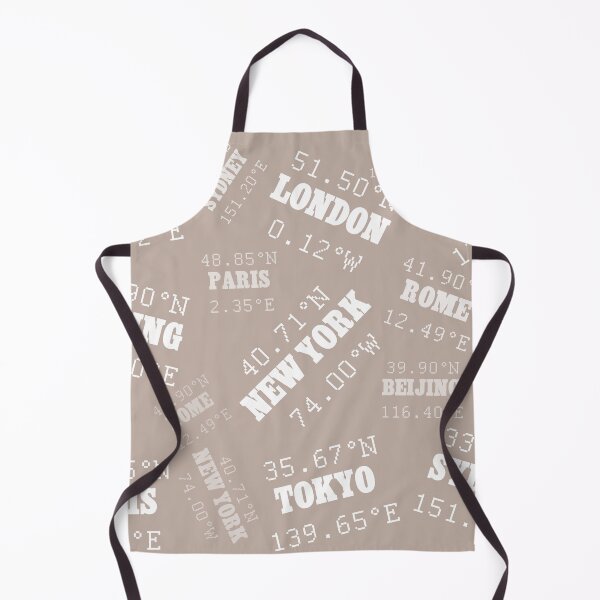 Item preview, World City Coordinates Destination Collage designed and sold by idovedesign.