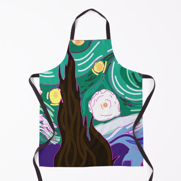 Item preview, Green Aurora Van Gogh Starry Night pastel color designed and sold by heyitsIrish.