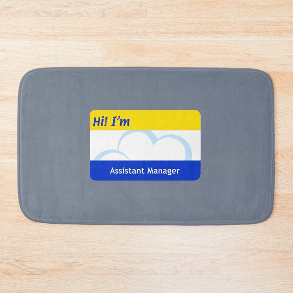 Item preview, Blank Cloud Nine _quot_Assistant Manger_quot_ Nametag   designed and sold by FullForceHiFi.