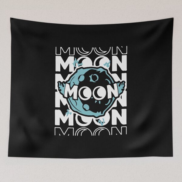 Item preview, Moonov - Moon Blue Fire designed and sold by o0Nomad0o.