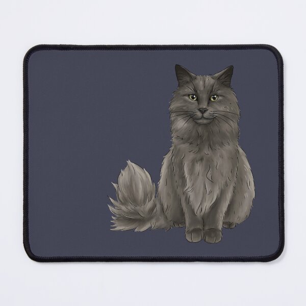 Item preview, Grey cat illustration designed and sold by Milanicole.