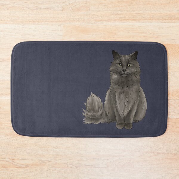 Item preview, Grey cat illustration designed and sold by Milanicole.