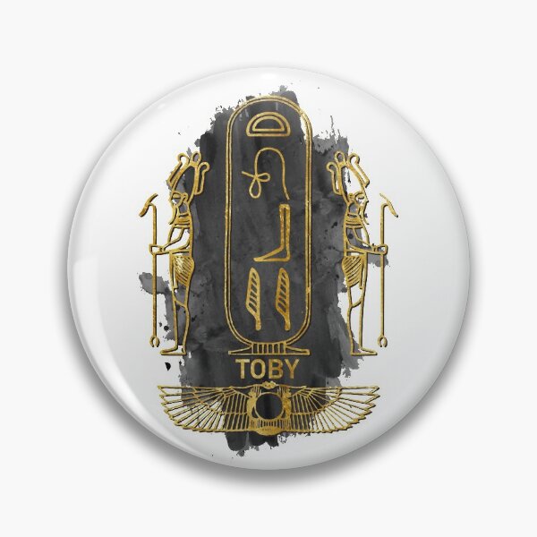 Item preview, Toby your name in old Egyptian hieroglyphics symbols designed and sold by elmanchour.