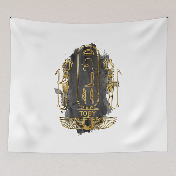 Item preview, Toby your name in old Egyptian hieroglyphics symbols designed and sold by elmanchour.