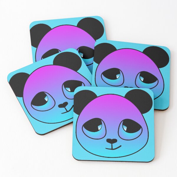 Item preview, cute animal friendly panda , fashionable colors sticker designed and sold by vilma3000.