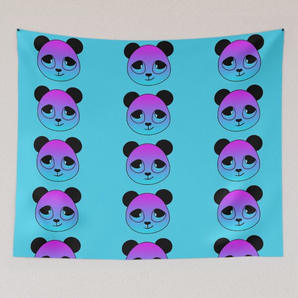 Item preview, cute animal friendly panda , fashionable colors sticker designed and sold by vilma3000.