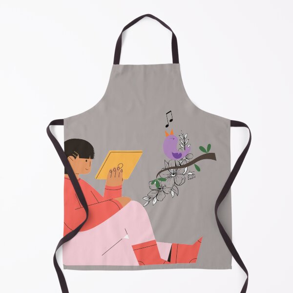 Item preview, Girl reading designed and sold by 0waste.