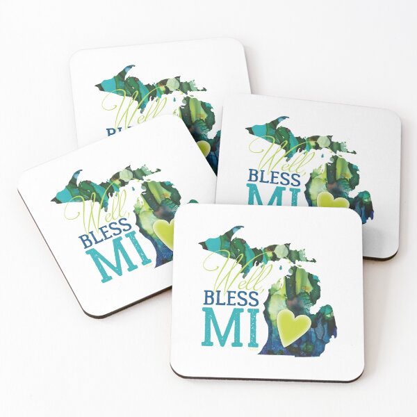 Item preview, Michigan Bless My Heart Mitten State Gifts designed and sold by DesignChaser.