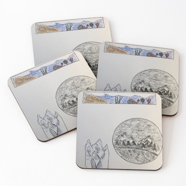 Item preview, geometric landscapes designed and sold by Clay Couch.
