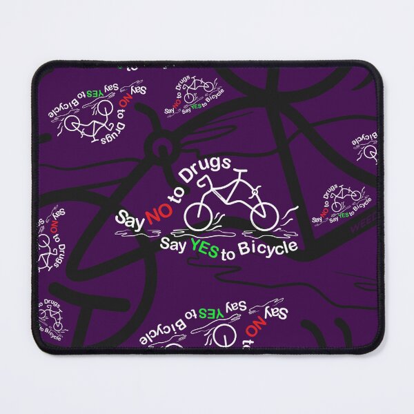 Item preview, Say No to Drugs, Say Yes to Bicycle, Funny Silly Bicycle designed and sold by etoide.