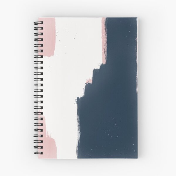Item preview, Minimal Abstract Art in Blush Pink and Navy Blue  designed and sold by kasamor.