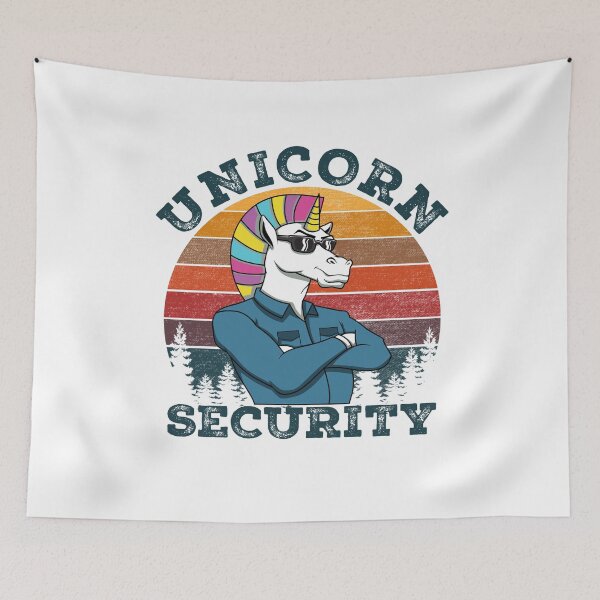 Item preview, Unicorn Security Men Unicorn Lover Gifts Funny Unicorn designed and sold by fatboys.