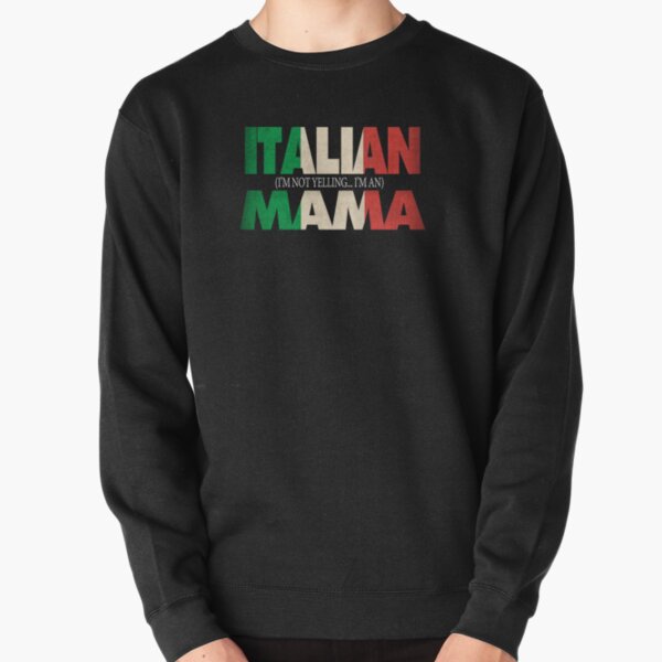 Big Distressed Italian American Flag Italy U.S.A Women Sweatshirt Gift Idea Big Distressed Italian American Flag Italy U.S.A Women Sweatshirt Gift Idea