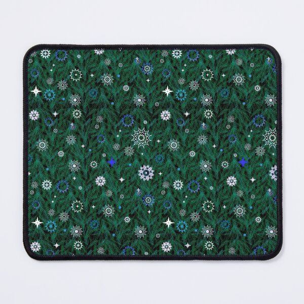 Item preview, Different snowflakes on the background of needles seamless pattern. designed and sold by Liza-RKS.