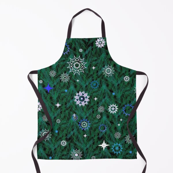 Item preview, Different snowflakes on the background of needles seamless pattern. designed and sold by Liza-RKS.