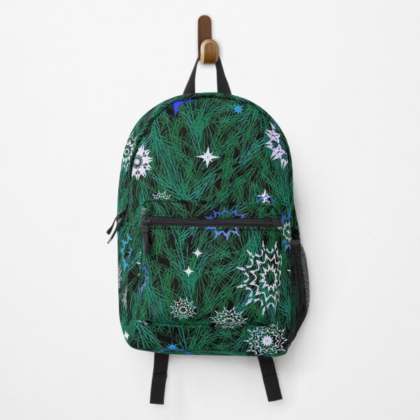 Item preview, Different snowflakes on the background of needles seamless pattern. designed and sold by Liza-RKS.