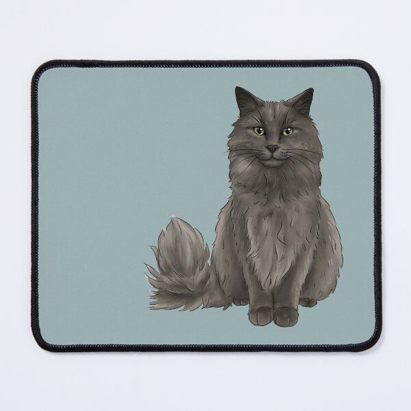 Item preview, Grey cat illustration designed and sold by Milanicole.