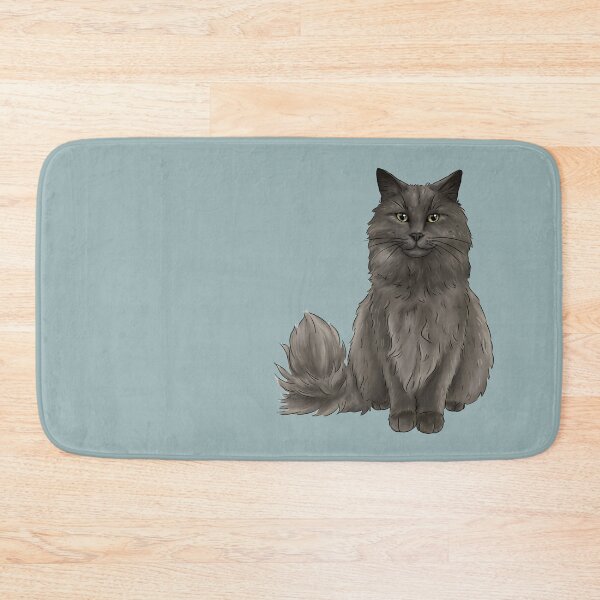 Item preview, Grey cat illustration designed and sold by Milanicole.