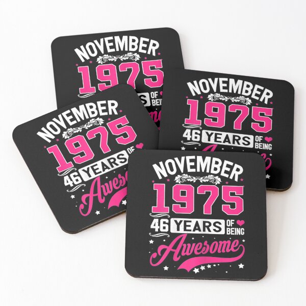 Item preview, November 1975 46 Birthday Apparel 46 Years Old 46 Birthday designed and sold by Kelly993.