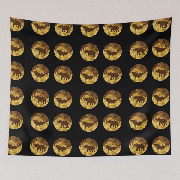 Item preview, Elephant and Porpoise in Citrine Colors Pack designed and sold by Artventurous.