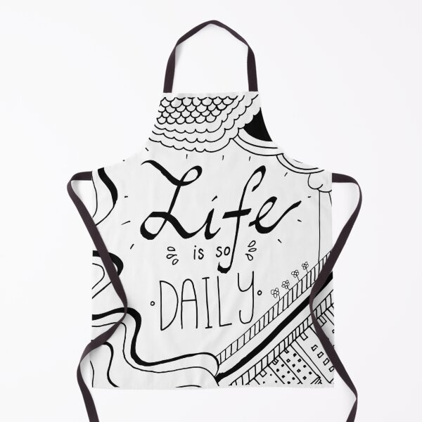 Artikelvorschau, Life Is So Daily Black Outline entworfen und verkauft von lineartdesigns.