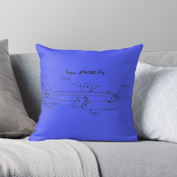 How Planes Fly Throw Pillow