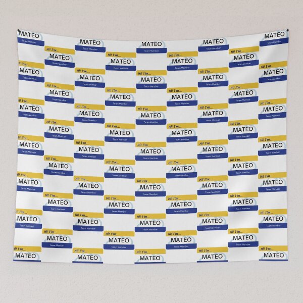 Item preview, Mateo Superstore Name Tag   designed and sold by FullForceHiFi.