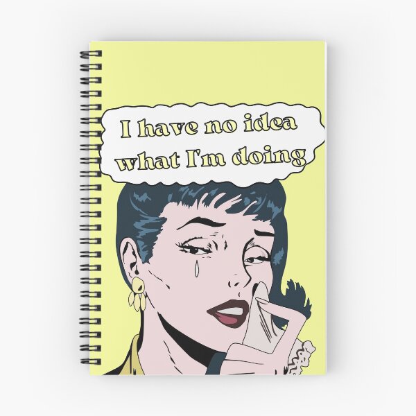 Item preview, I Have No Idea What I M Doing Crying Comic Girl Funny Saying Comicbook designed and sold by Imakeyouhappy.