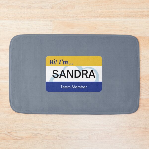 Item preview, Sandra Superstore Name Tag   designed and sold by FullForceHiFi.
