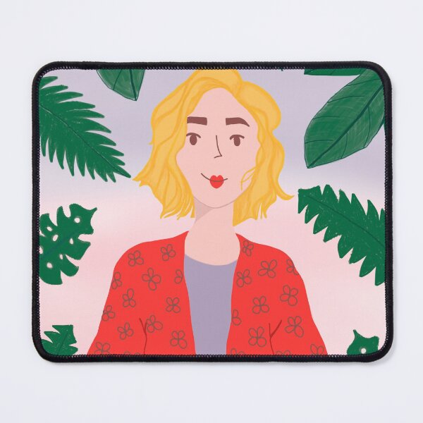 Item preview, A girl between plants designed and sold by IlustraDeni.
