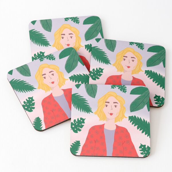 Item preview, A girl between plants designed and sold by IlustraDeni.